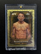 Marketplace image: 2025 Topps Chrome UFC Carlos Prates The Nightmare Allen Ginter Superfractor 1/1