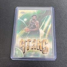 Marketplace image: Topps 2026 Chrome Stratospheric Stars ST-8 Joel Embiid Superfractor 1/1