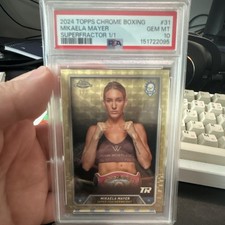 Marketplace image: Topps Chrome Boxing 2024 Mikaela Mayer SuperFractor 1/1 PSA 10 #31