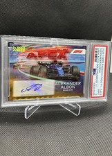 Marketplace image: 2024 Topps Paddock Pass F1  Apex Autographs ALEXANDER ALBON SUPERFRACTOR PSA 9