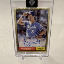 Marketplace image: 2025 Topps Transcendent George Brett Superfractor 1/1 On-Card Auto