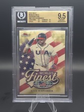 Marketplace image: 2026 Finest World's Finest Superfractors Kyle Schwarber BGS 9.5