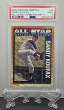 Marketplace image: Sandy Koufax 2025 Topps Silver Pack 35th Anniversary SUPERFRACTOR 1/1 PSA 9 HOF