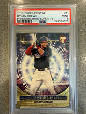 Marketplace image: Topps 2025 Pristine Precisionaries Dylan Crews #PR-11 SuperFractor 1/1 PSA 9 RC