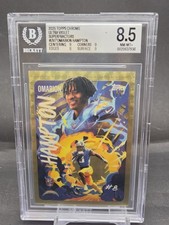 Marketplace image: 2025 Topps Chrome Omarion Hampton 1/1 Ultra violet Superfractor SSP RC #UV-7