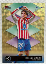 Marketplace image: 2025 Topps Finest UEFA Giuliano Simeone [Superfractor] #431 - 1/1