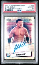 Marketplace image: 2021 Topps Chrome WWE Chad Gable Superfractor 1/1 Auto PSA 10 el grandeAmericano