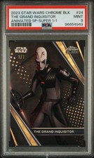 Marketplace image: 2023 Topps Star Wars Chrome Black The Grand Inquisitor 1/1 Superfractor PSA 9