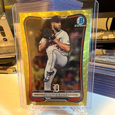 Current marketplace image for 2025 Bowman Chrome #14 Justin Verlander Superfractor 1/1