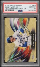 Marketplace image: Topps 2026 Chrome Bobby Witt Jr Helix Superfractor 1/1 HX-3 PSA 10