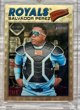 Marketplace image: 2026 Topps Chrome Heritage - Salvador Perez Superfractor 1/1 Royals