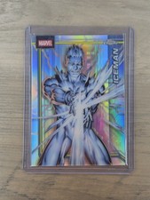 Marketplace image: 2026 TOPPS CHROME MARVEL COMICS #52 ICEMAN LIGHTNING ERROR REFRACTOR 1/1