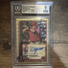 Marketplace image: Topps 2025 Chrome Update Eric Wagaman Superfractor Auto 1/1 CRDA-EW BGS 9