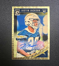 Marketplace image: Panini 2018 Donruss Optic Rookies Justin Jackson RC #111 Superfractor 1/1
