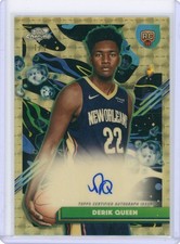 Marketplace image: 2025-26 Topps Chrome Cosmic Derik Queen Superfractor 1/1 True Rookie Auto