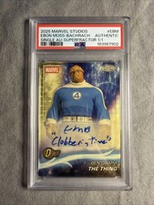 Marketplace image: 1/1 2025 Marvel Studios The Thing Superfractor Actor Auto Ebon Moss-Bachrach 1/1