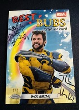 Marketplace image: Wolverine 1/1 Topps Chrome Deadpool Best Bubs Superfractor Hugh Jackman X-Men