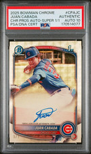 Marketplace image: 2025 Bowman Chrome Juan Cabada Superfractor Auto 1/1 #CPA-JC PSA/DNA 10