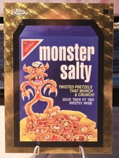 Current marketplace image for 2026 Topps Chrome #29 Packages Monster Salty Puzzle Superfractor 1/1