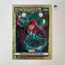 Marketplace image: 2026 Topps Chrome Marvel #MW-08 Wiccan and the Witches’ Road Superfractor 1/1