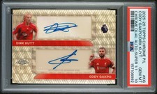 Marketplace image: 2025-26 Topps Chrome Premier League Gakpo Kuyt Auto Superfractor 1/1 PSA 10 GEM