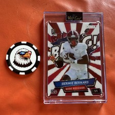 Marketplace image: Cosmic wildcard Germie Bernard Alabama Auto SuperFractor 1/1 + ball marker!