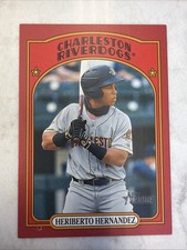 Marketplace image: 2021 HERIBERTO HERNANDEZ TOPPS HERITAGE 1/1 Rookie SuperFractor