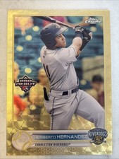 Marketplace image: 2022 Topps Chrome Pro Debut 1/1 SuperFractor  Heriberto Hernandez Rookie