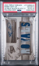 Marketplace image: 2024 Topps Triple Threads Auto Relics Bobby Witt Jr. TTAR-BWJ3 1/1 SUPERFRACTOR