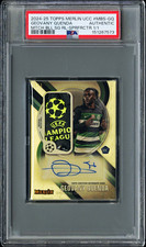 Marketplace image: Geovany Quenda 2024 Topps Merlin UCC Match Ball Auto Relics Superfractor 1/1