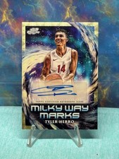 Marketplace image: 2023-24 Topps Cosmic Chrome Tyler Herro Milky Way Marks Auto Superfractor 1/1