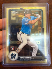 Marketplace image: 2026 Topps Chrome Jakob Marsee RC Superfractor 1/1 #46 Miami Marlins