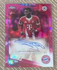 Marketplace image: 2026 Topps Chrome Alphonso Davies 1/1 Auto Padparadscha Bayern Munich
