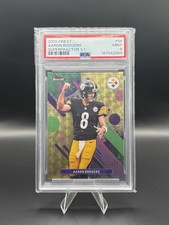 Marketplace image: 2025 Topps Finest Aaron Rodgers Superfractor 1/1 Pittsburgh Steelers #64