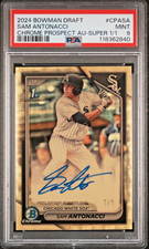 Marketplace image: 2024 Bowman Draft Sam Antonacci Chrome 1st Auto SUPERFRACTOR 1/1 🔥