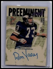 Marketplace image: 2025 Topps Signature Ron Yary Vikings Preeminent Ink Auto SuperFractor #/1