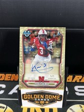 Marketplace image: 2026 Bowman Kwazi Gilmer Superfractor 1/1 Nebraska Cornhuskers