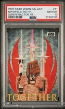 Marketplace image: 2021 Topps Chrome Star Wars Galaxy #51 New Republic: Together SUPERFRACTOR 1/1