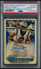 Marketplace image: Bryce Young 2023 Topps Chrome Autographs -Superfractor 1/1 - PSA Authentic
