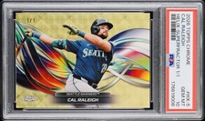Marketplace image: 2026 Topps Chrome Cal Raleigh Helix Superfractor 1/1 PSA 10 - Mariners