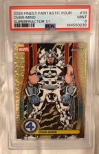 Marketplace image: Topps 2026 Finest Fantastic Four Over-Mind Superfractor 1/1 #33 PSA 9