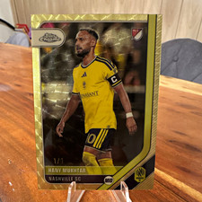 Current marketplace image for 2026 Topps Chrome #65 Nashville SC Superfractor 1/1