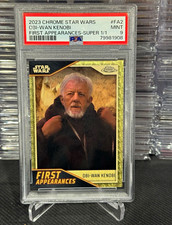 Marketplace image: Obi-Wan Kenobi PSA 9 2023 Chrome Star Wars First Appearances Superfractor 1/1