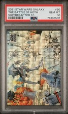 Marketplace image: 2021 Topps Chrome Star Wars Galaxy The Battle Of Hoth SUPERFRACTOR 1/1 #60