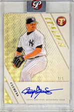 Marketplace image: 2026 Topps Pristine Roger Clemens Italics Superfractor Auto 1/1 - Yankees