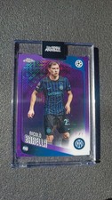 Marketplace image: Topps Total Football Nicolò Barella /7 Chrome Superfractor FC Internazionale