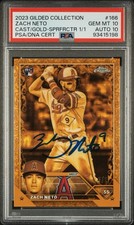 Marketplace image: Zach Neto 2023 Topps Gilded Collection Superfractor Auto RC 1/1 PSA 10/10 Angels