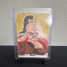 Marketplace image: 2026 Topps Chrome Star Wars💥Even Piell💥1/1 Sketch by Benjamin Lombart (Auto)