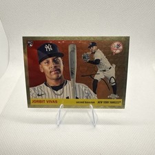 Marketplace image: 2025 Topps Chrome Platinum - Jorbit Vivas SUPERFRACTOR 1/1 RC YANKEES