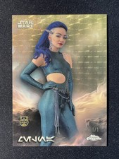 Current marketplace image for 2026 Topps Chrome #AV-135 Wars Melna Skeleton Crew Superfractor 1/1